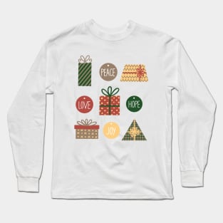 Christmas Gifts and Tags Long Sleeve T-Shirt